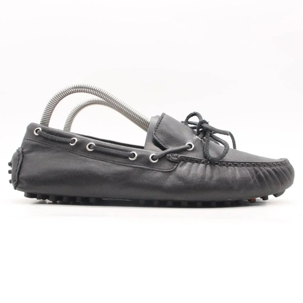 Cole Haan D43449 Women's Size 8 B Black Leather Driver Moccasins